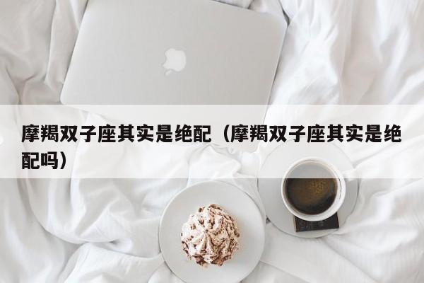 摩羯双子座其实是绝配(摩羯双子座其实是绝配吗)