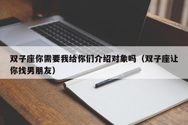 双子座你需要我给你们介绍对象吗(双子座让你找男朋友)