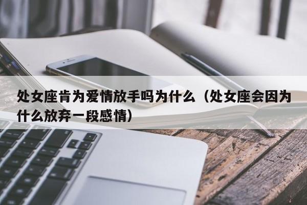 处女座肯为爱情放手吗为什么(处女座会因为什么放弃一段感情)