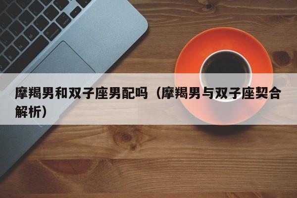 摩羯男和双子座男配吗(摩羯男与双子座契合解析)
