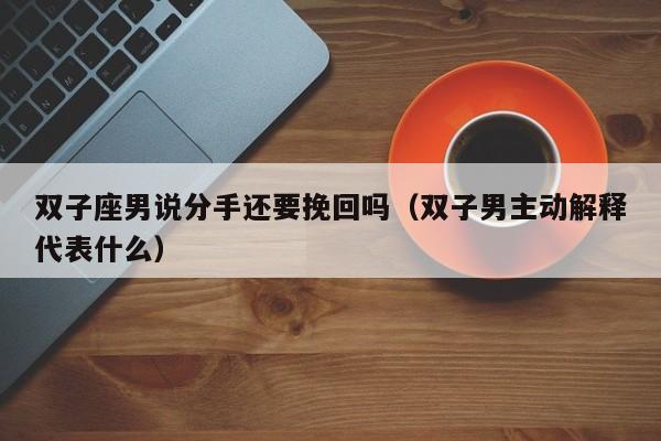 双子座男说分手还要挽回吗(双子男主动解释代表什么)