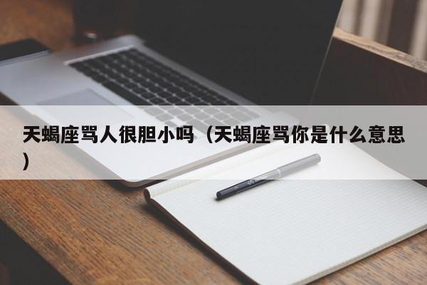 天蝎座骂人很胆小吗(天蝎座骂你是什么意思)