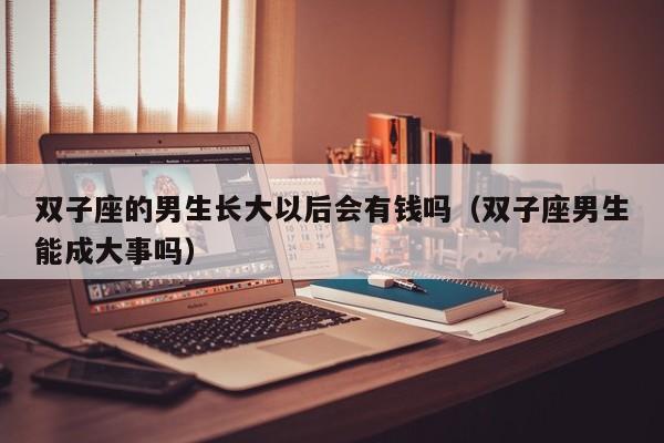 双子座的男生长大以后会有钱吗(双子座男生能成大事吗)