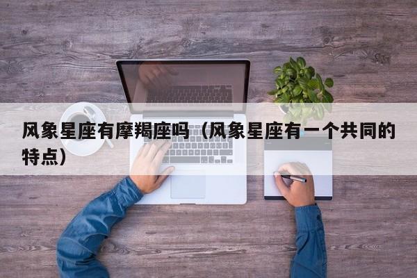 风象星座有摩羯座吗(风象星座有一个共同的特点)