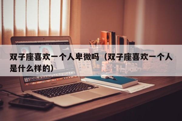 双子座喜欢一个人卑微吗(双子座喜欢一个人是什么样的)