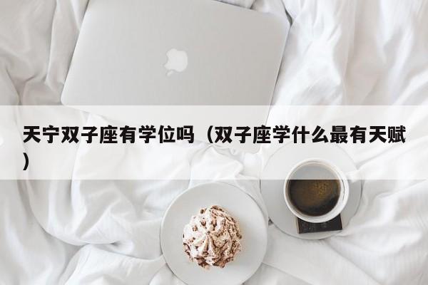 天宁双子座有学位吗(双子座学什么最有天赋)